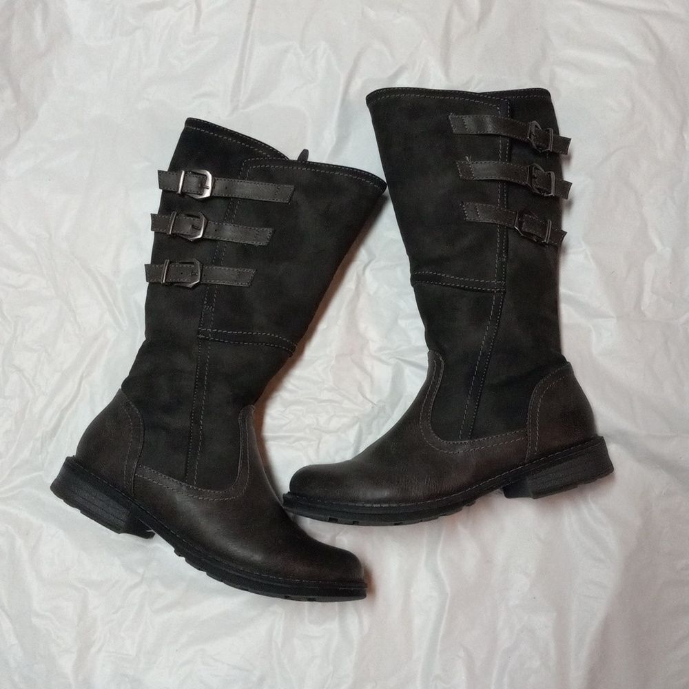 Patrizia Dercetis Gray Women's Tall Boots Size 8